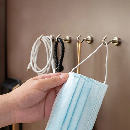 40PCS Strong Magnetic Hooks - Versatile Storage Solution for Home, Kitchen, Bar, Bathroom, and Keys