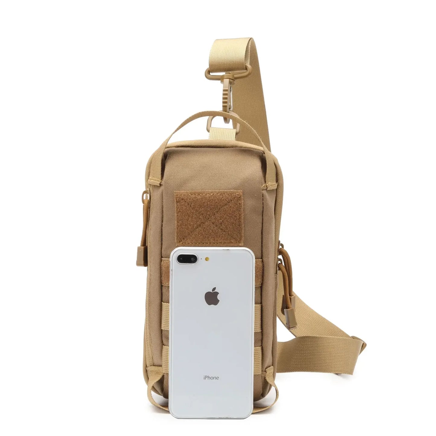Tactical IWB Concealment Pistol Pouch - MOLLE Shoulder Strap Gun Holster for Glock 17/19, 1911, Taurus G2C, HK USP