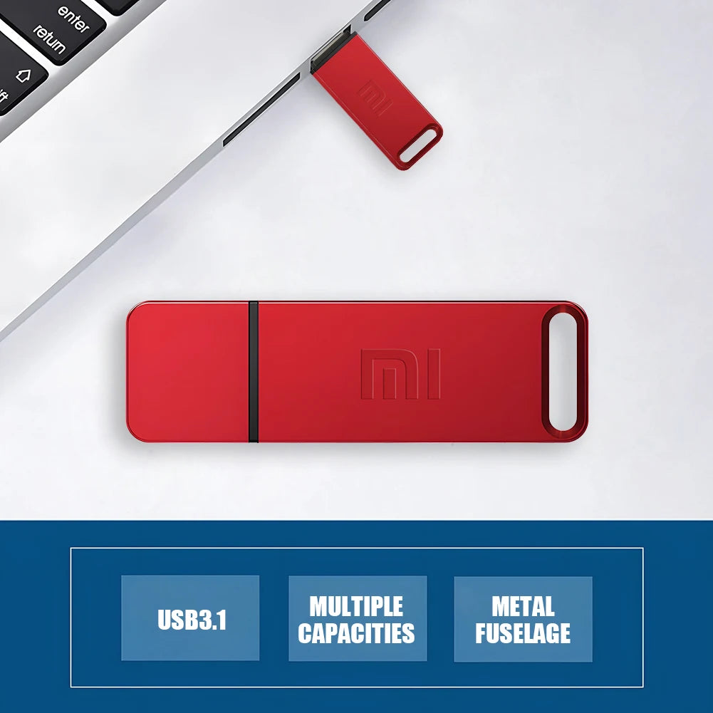 Original Xiaomi 2TB USB 3.0 Pen Drive – High-Speed Metal Flash Storage, Waterproof