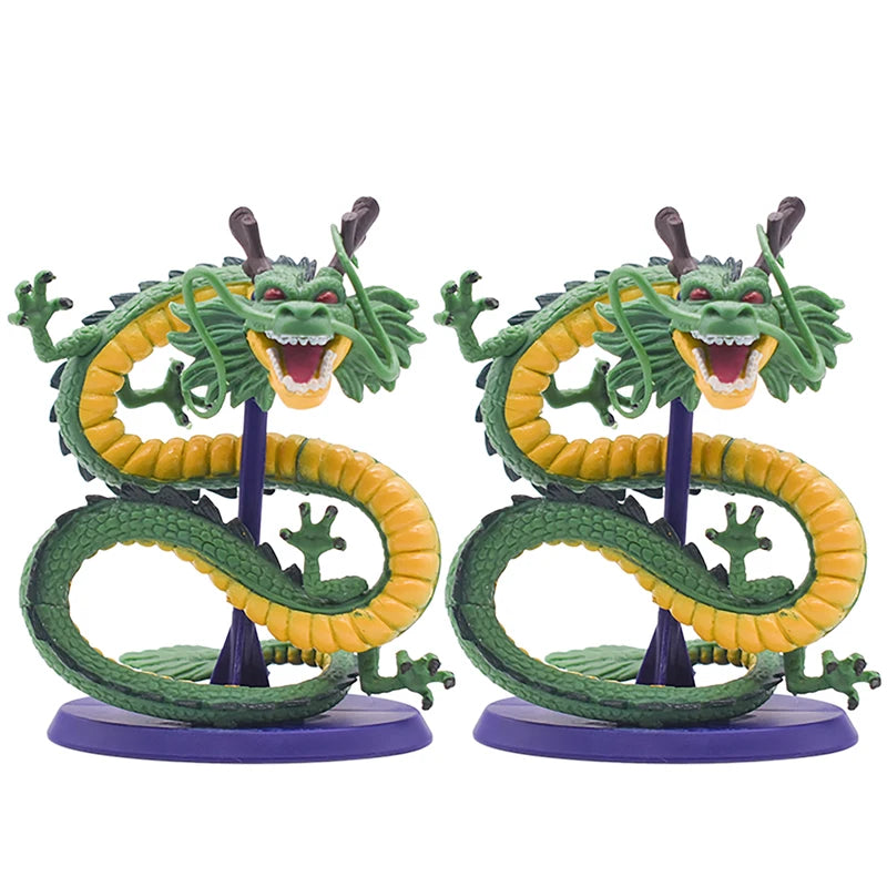 Dragon Ball Z Shenron Figure — Handmade PVC DBZ Son Goku Cyan Dragon Anime Figurine & Birthday Decoration Toy