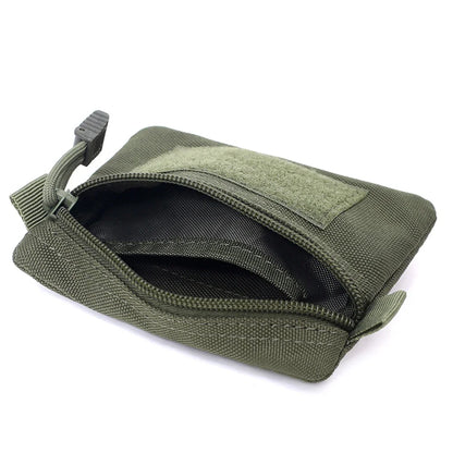 Outdoor Waterproof EDC Molle Wallet — Portable Travel Zipper Waist Pouch for Camping, Hiking & Hunting