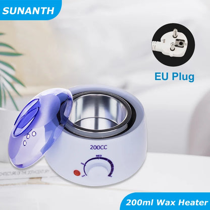 200/500ml Electric Wax Heater – Hot Paraffin Pot for Hair Removal & Waxing
