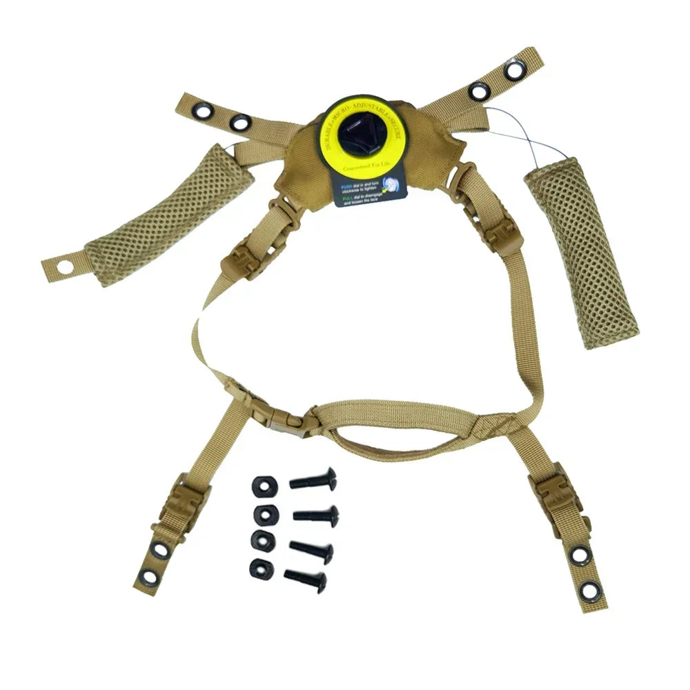 Team Wendy Helmet Chin Strap – Hanging Suspension System for FAST MICH Tactical Airsoft Helmet Accessories