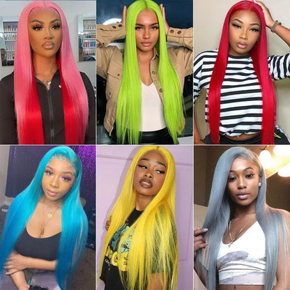 HD Transparent 613 Blonde Straight Wig – 13x4/13x6 Lace Front, Pre-Plucked Brazilian Human Hair Lace Frontal Wig for Women