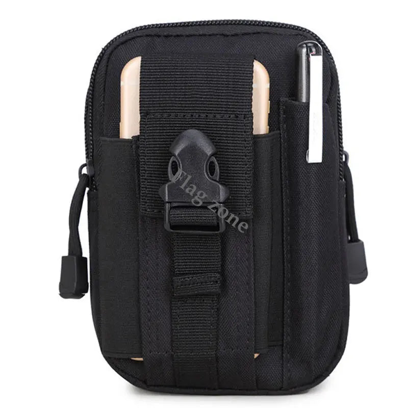 Multifunction Tactical Waist Bag – Molle EDC Pack for Men, Outdoor Sport, Hiking, Hunting & Mobile Phone Pouch