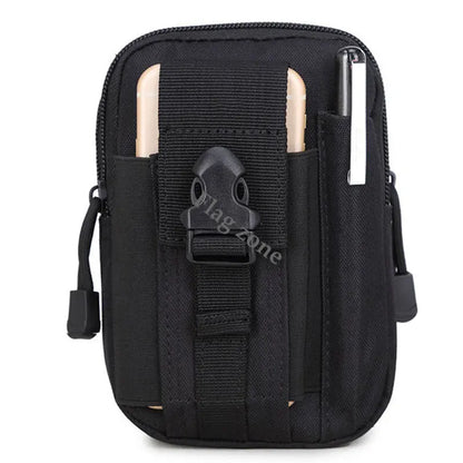 Multifunction Tactical Waist Bag – Molle EDC Pack for Men, Outdoor Sport, Hiking, Hunting & Mobile Phone Pouch