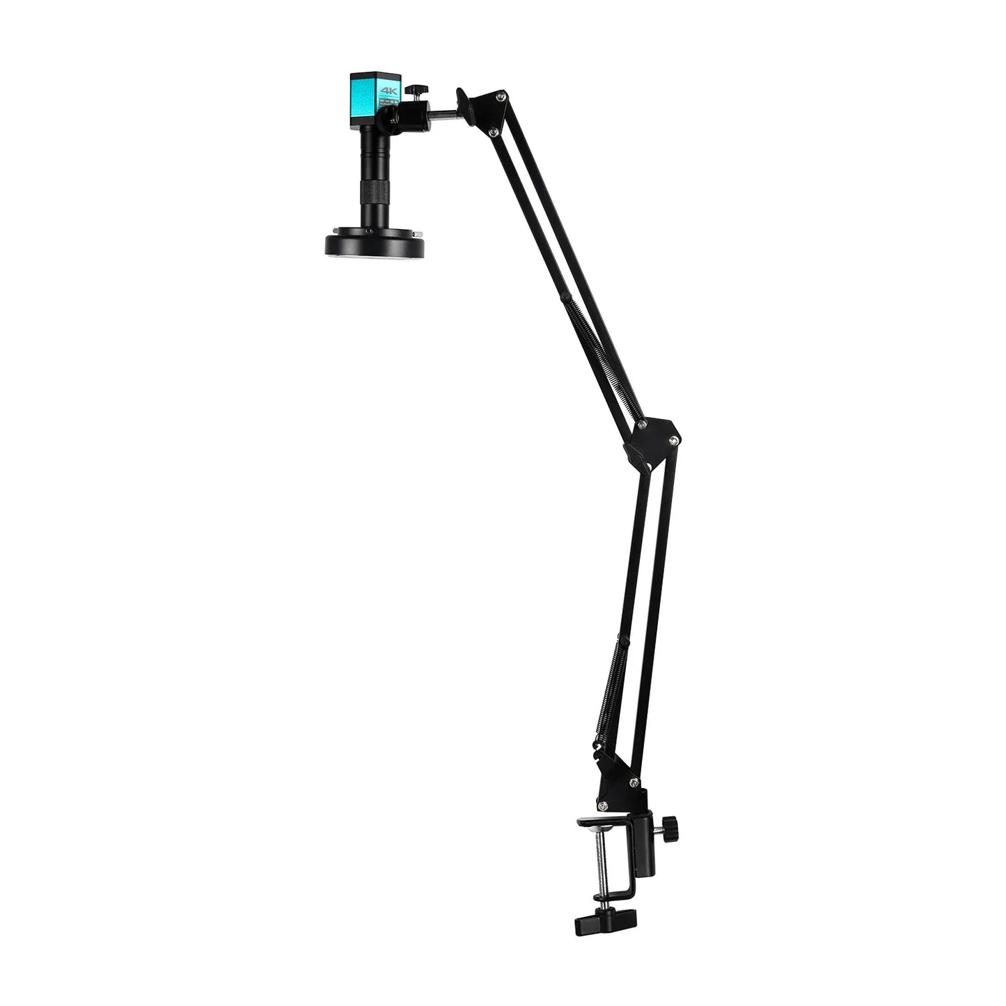 YIZHAN 4K Digital Microscope — Full HD HDMI VGA Industrial Camera with C-Mount, 150x Lens for Soldering & Phone Repair