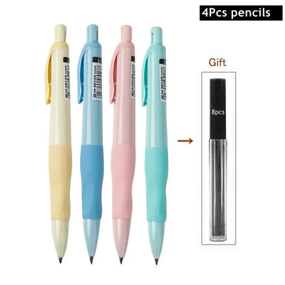 Cute Dolphin 2mm Mechanical Pencil Set – HB Drafting Pencils for Drawing, Writing & Sketching, Kawaii School Supplies