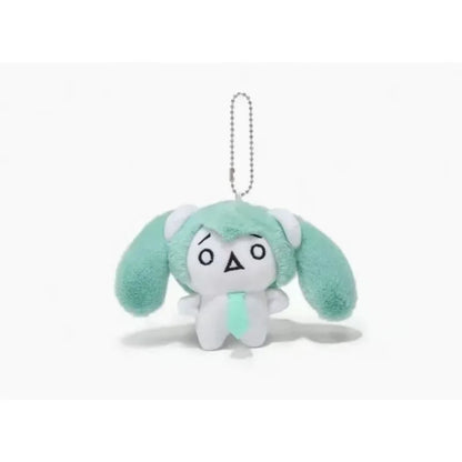 Hatsune Miku Kawaii Mini Q Version Plush Keychain – Student School Bag Doll Pendant, Cute Gift for Friends