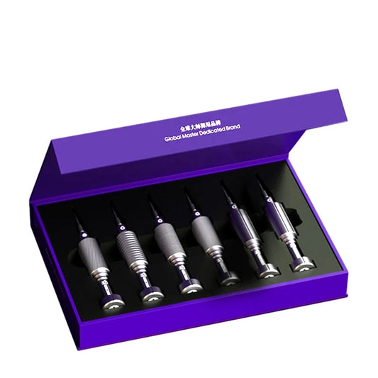 6-in-1 iShell MAX Precision Screwdriver Set: High Hardness Mechanics Plum Blossom Cross - Essential iPhone Disassembly Tools