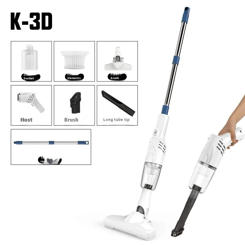 HOMEFISH Handheld Vacuum Cleaner - Portable Cordless Strong Suction Multi-Function Home & Car Cleaning Vacuum