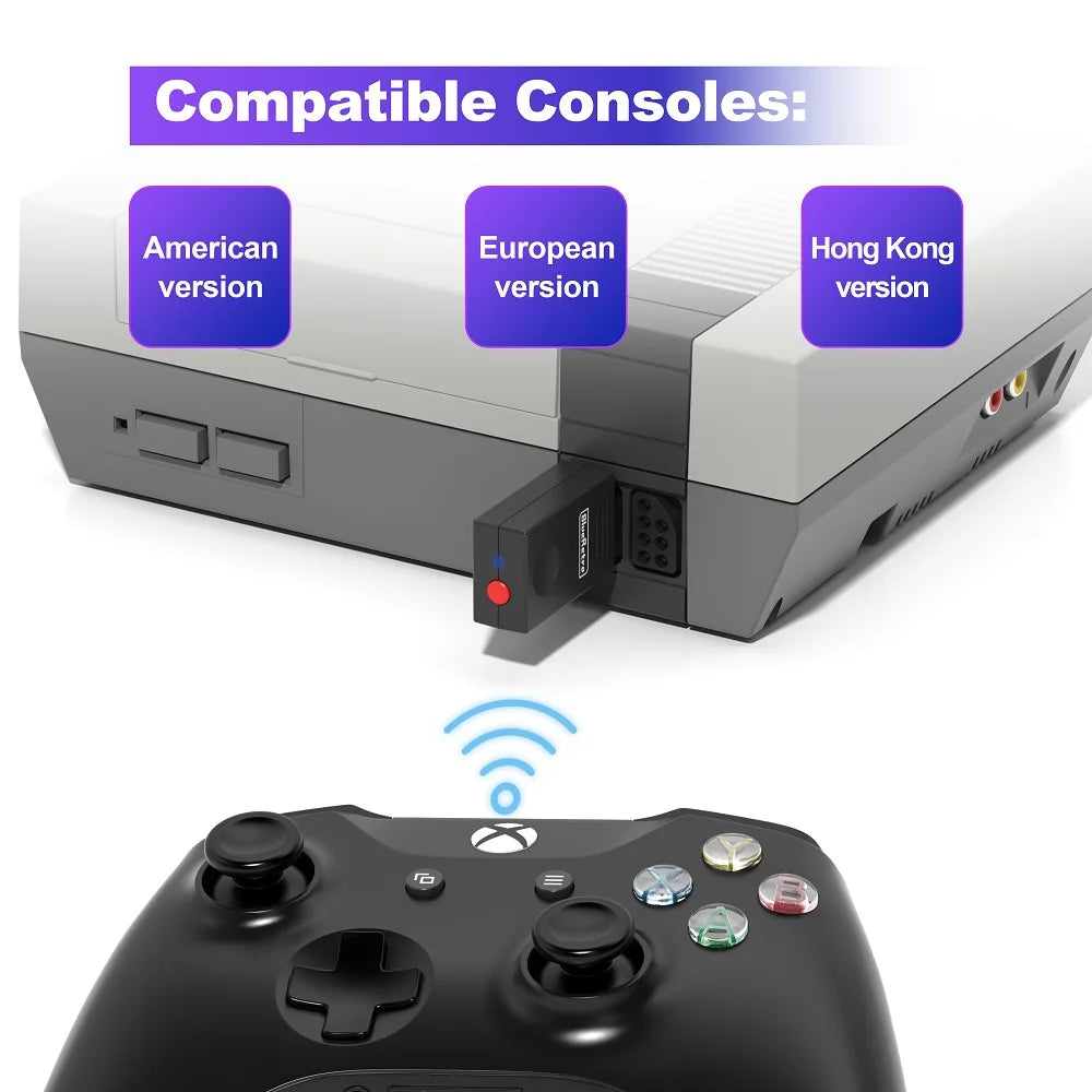 RetroScaler BlueRetro Wireless Controller Adapter – NES to PS3/PS4, 8BitDo & Ipega9076 Switch Joy-Con Compatible