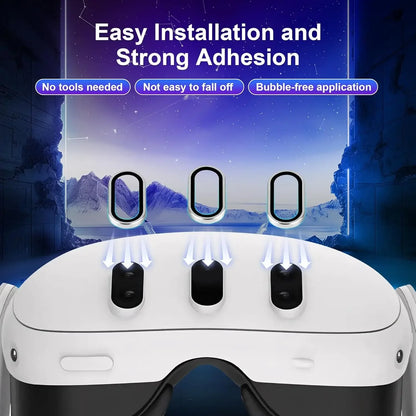 Camera Lens Protector for Meta Quest 3 – Tempered Glass Anti-Scratch Lens Cover & Protective Film Accessory