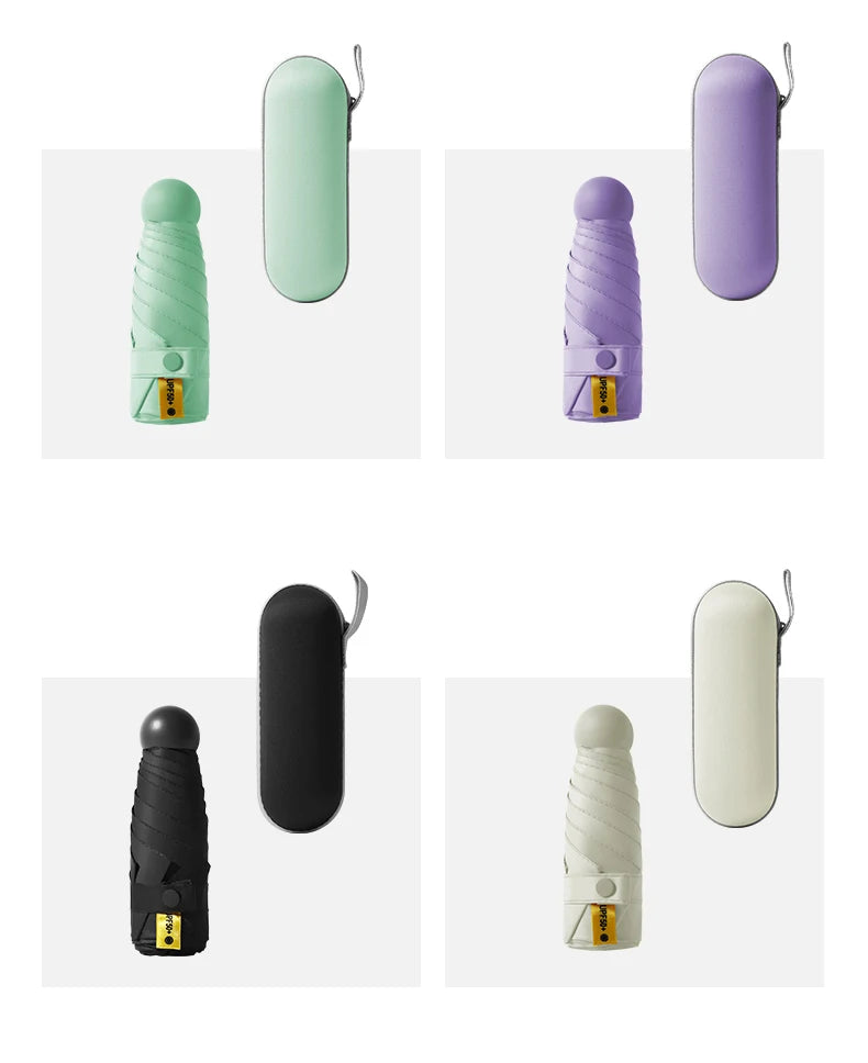 Flat 50% Off Women’s Sun Protection Parasol – Anti-UV Dual-Use Sunny & Rainy Pocket Umbrella