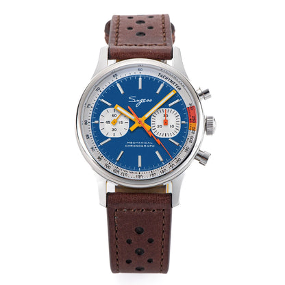Sugess ST19 Pilot Chronograph Watch – Mechanical Racing 1963 Limited Edition, Sapphire Crystal, Military Style