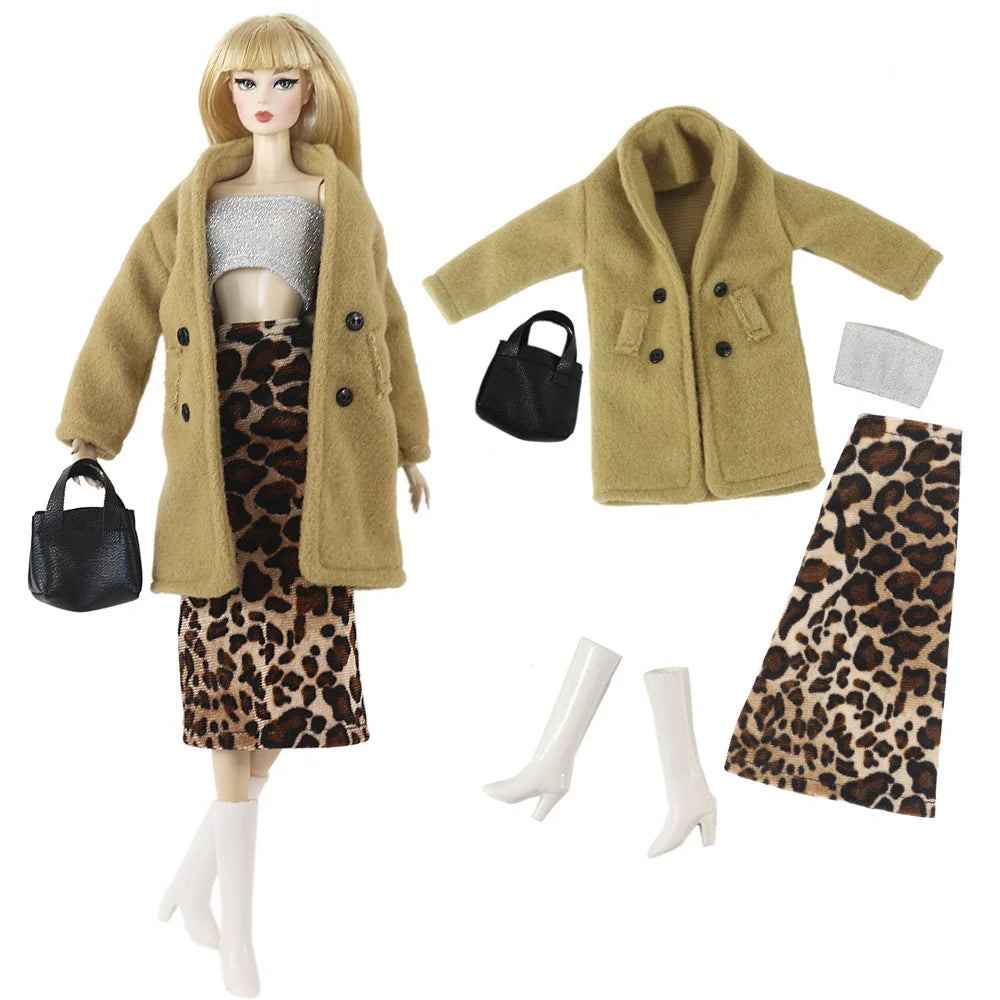 1:6 Scale Doll Clothes Set – Dress Outfit for 11.5-inch (30cm) Dolls, Multiple Styles for Girls’ Gifts