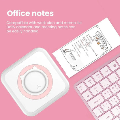 Olaf Mini Printer: Portable Thermal Stickers Paper Inkless Bluetooth Wireless Impresora for Android and iOS