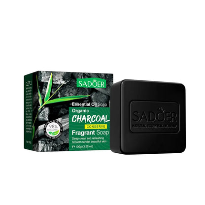 Peppermint Essential Oil Handmade Soap – Kojic Acid & Turmeric Brightening Body & Hand Cleansing Bar for Skin Whitening Care