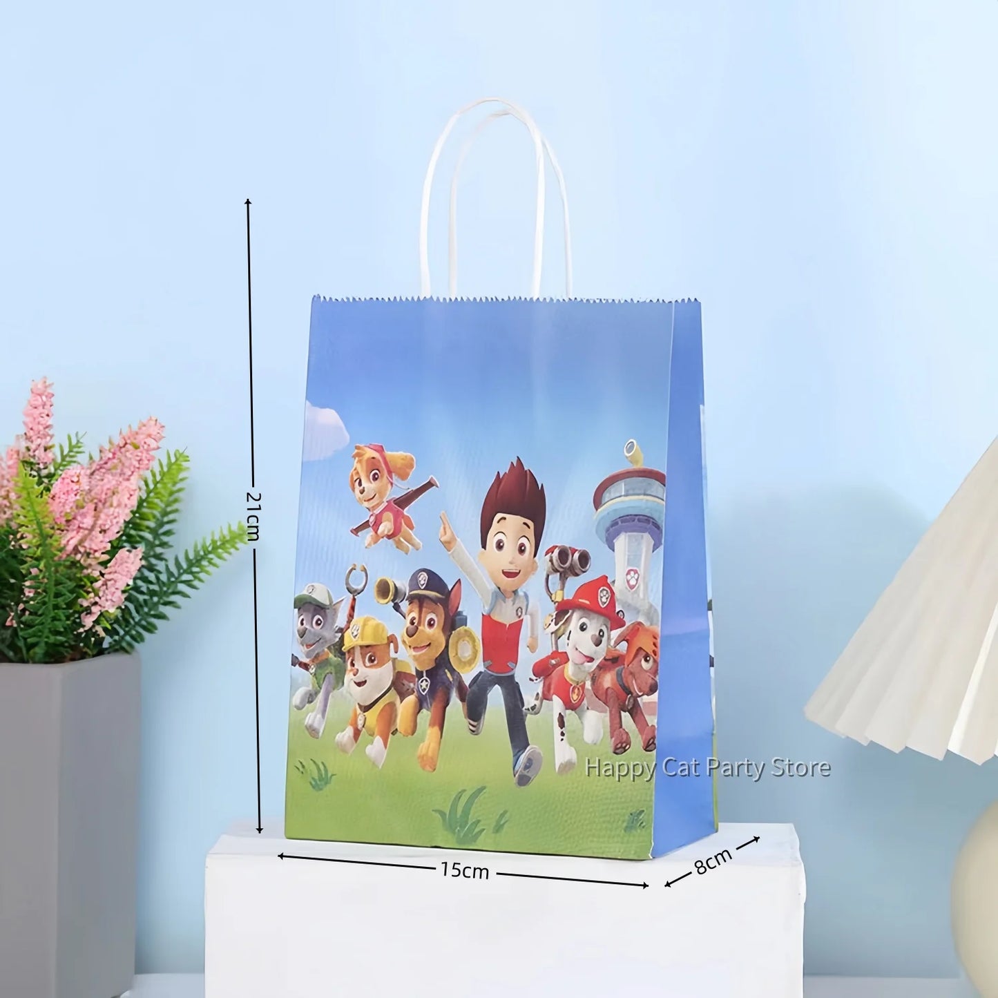 PAW Patrol Birthday Gift Bags – Skye & Paw Patrol Candy Party Favor Bags for Boys & Girls Party Supplies & Treat Packaging
