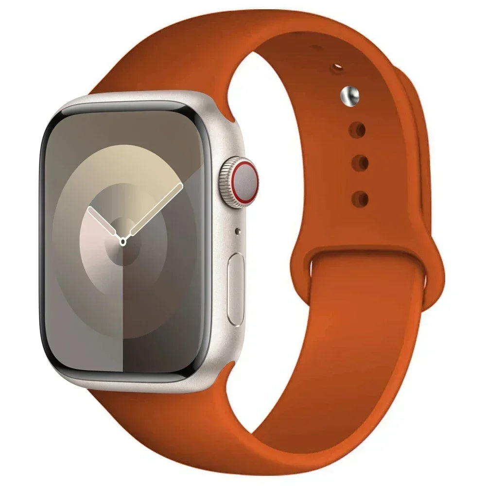 Silicone Sport Band for Apple Watch — Fits Ultra 2/3 & Series 11–SE (40–49mm)