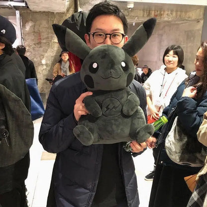 30cm Dark Pikachu Plush — Pokémon X Fragment Anime Kawaii Pop Doll, Pillow & Birthday Gift