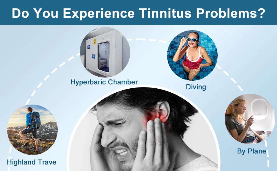 Electric Tinnitus Relief Device – Ear Pressure Expander for Ringing, Pain, Dizziness, and Hearing Improvement