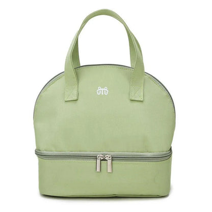Insulated Double-Layer Mommy Bag — Large Capacity Travel & Picnic Baby Food Handbag