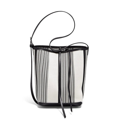 FOXER Lady Fashion PU Shoulder Bag – Large Capacity Top Handbag, Office Commuter Bag, Vegan Leather Female Composite Bucket