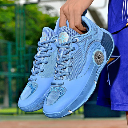 Men's Athletic Basketball Shoes - Breathable Cushioned Non-Slip Sneakers for Gym, Training & Running