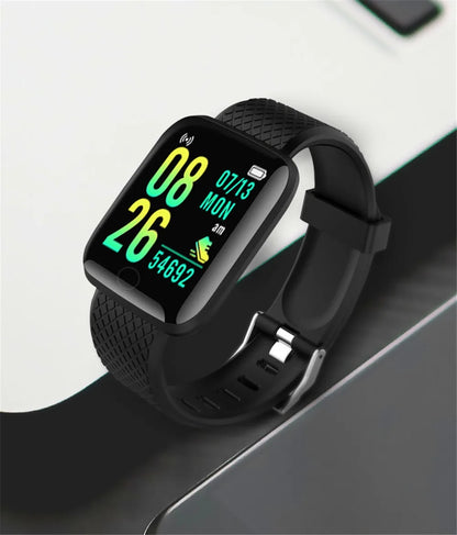 Smartwatch for Men & Women – Fitness Monitor, Message Alerts, Compatible with Xiaomi & Huawei, Perfect Birthday Gift