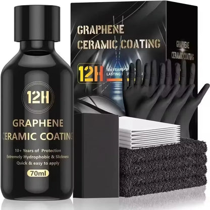 Graphene Ceramic Coating – 12H/20H Self-Healing UV Protection for Professional Car Detailing (10+ Years)