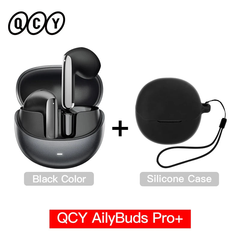 QCY HT10 AilyBuds Pro+ ANC Earbuds - Bluetooth 5.3 Wireless Hi-Res LDAC Earphones with AI Call & Multipoint Connection
