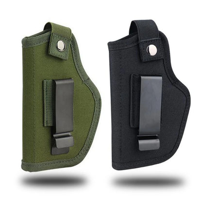 Tactical Universal Gun Holster - Left/Right Hand Waist Concealed Carry for Glock 17/19, Beretta M9, 1911, P226, 9mm Mag Pouch