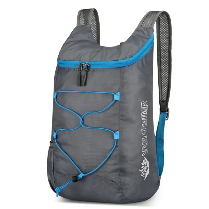 Multifunctional Outdoor Folding Backpack – Lightweight Waterproof Nylon Sports Bag for Camping, Hiking & Travel Use