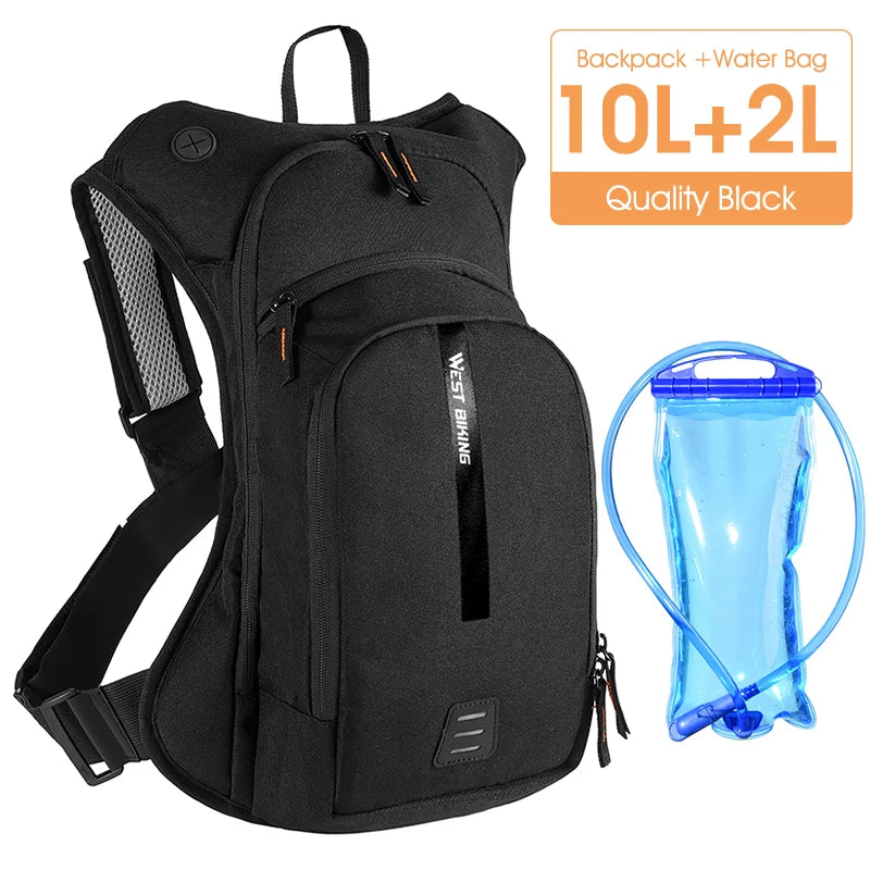 WEST BIKING 10L Ultralight Cycling Backpack – Ergonomic MTB & Road Bike Bag with Hydration Bladder for Hiking & Climbing