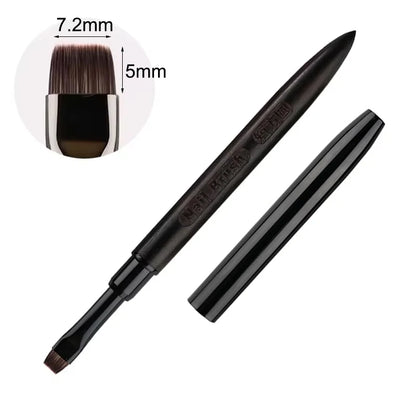 Wood Gel Painting Brush – Nail Art Brush for Gel Tip Extension, Acrylic Builder, UV Gel Nails Manicure Accessory