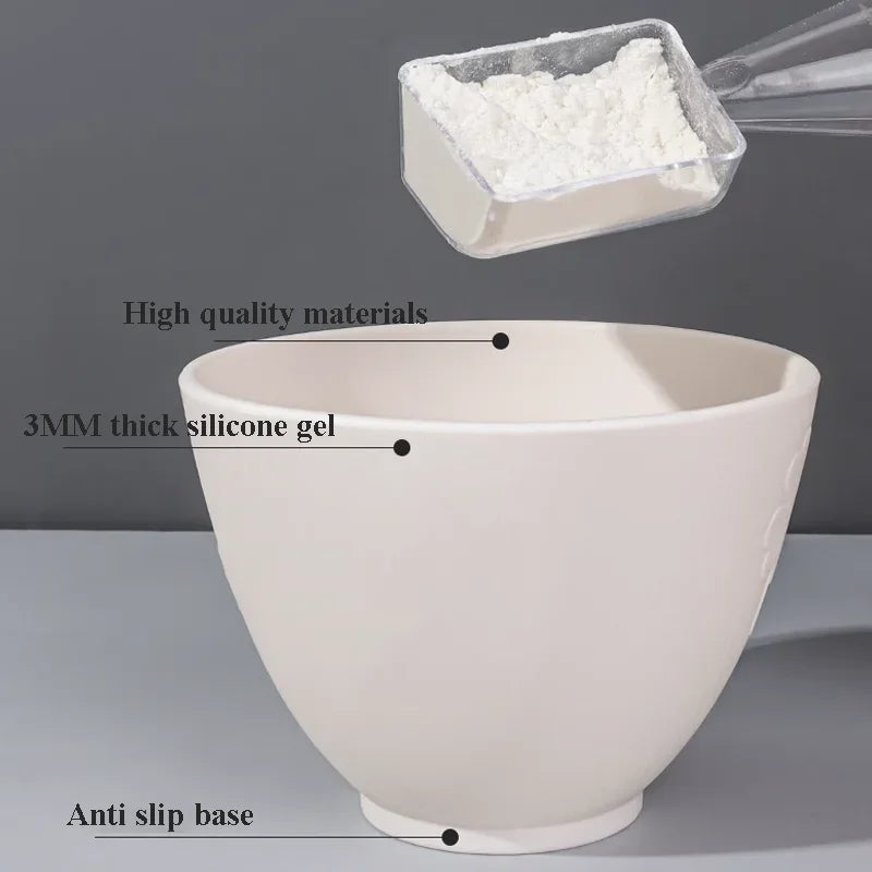 Facial Brush & Mask Bowl Spoon Set – DIY Beauty Tools for Skincare, Makeup & Facial Care