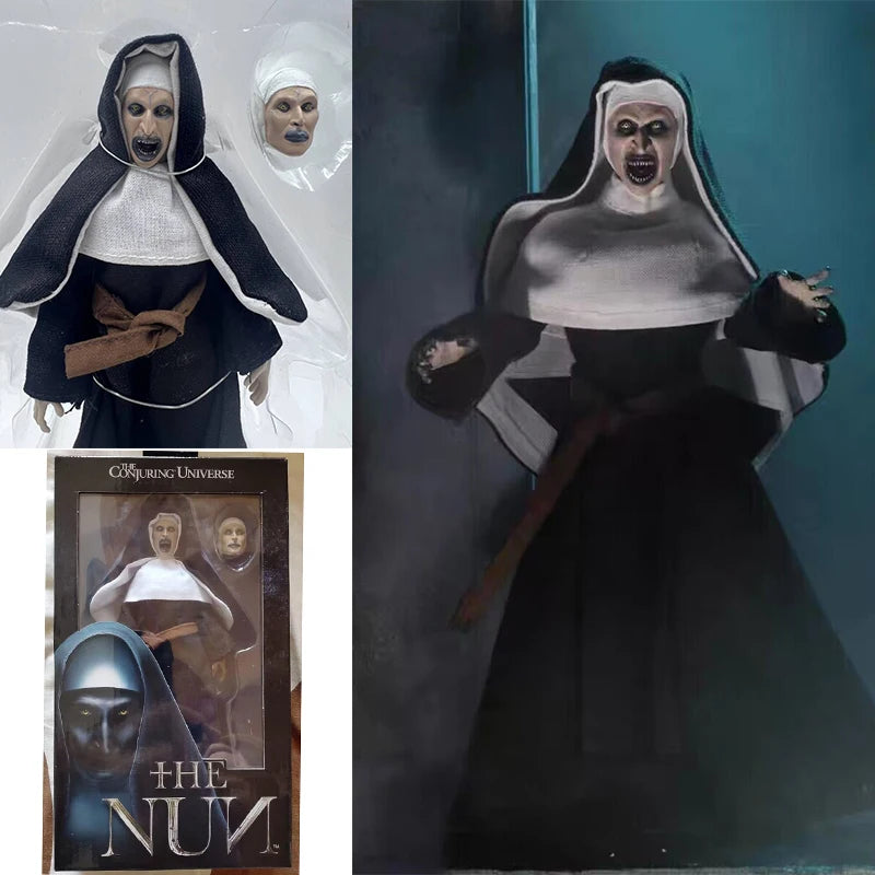 NECA The Nun Action Figure – The Conjuring Series Horror Collectible Toy, Halloween Gift & Decor with Changeable Face