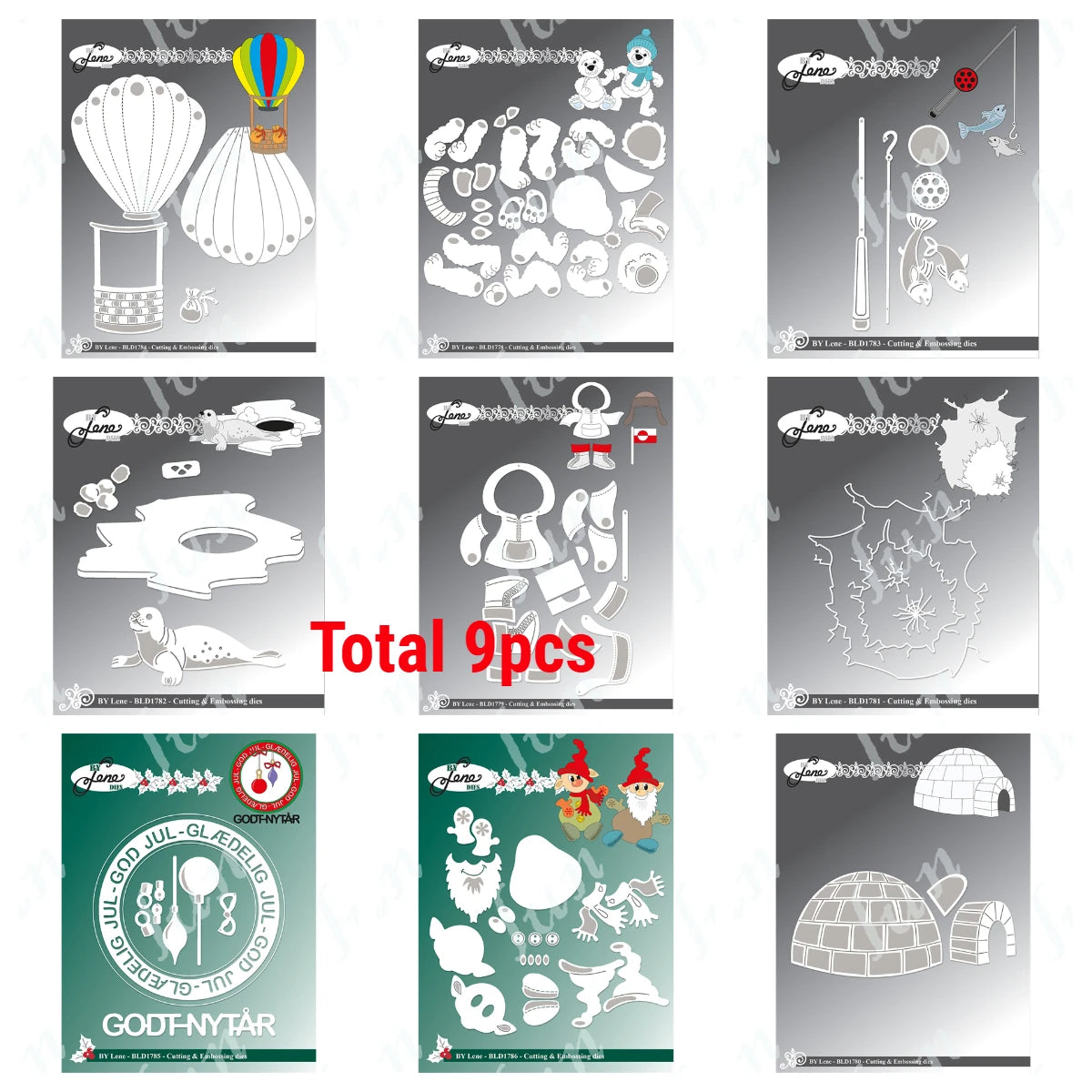 Tall Elf Metal Cutting Dies – Pine Cone Gnome Scrapbooking, Mailbox Craft Supplies for DIY Photo Albums