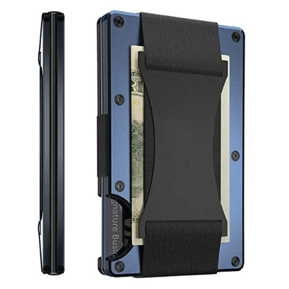 Carbon Fiber Minimalist Slim Wallet for Men – RFID-Blocking Credit Card Holder & Cashback Cardholder Case