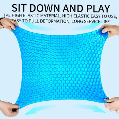 Gel Seat Cushion - Breathable Honeycomb Cooling Support for Office Chairs, Cars & Wheelchairs