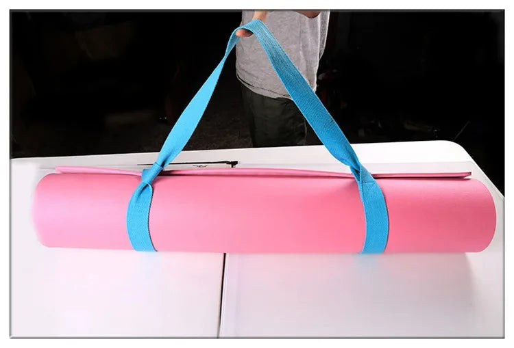 Adjustable Yoga Mat Strap – Shoulder Carrier for Exercise, Fitness & Stretch, 165cm x 3.8cm