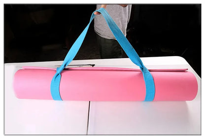 Adjustable Yoga Mat Strap – Shoulder Carrier for Exercise, Fitness & Stretch, 165cm x 3.8cm