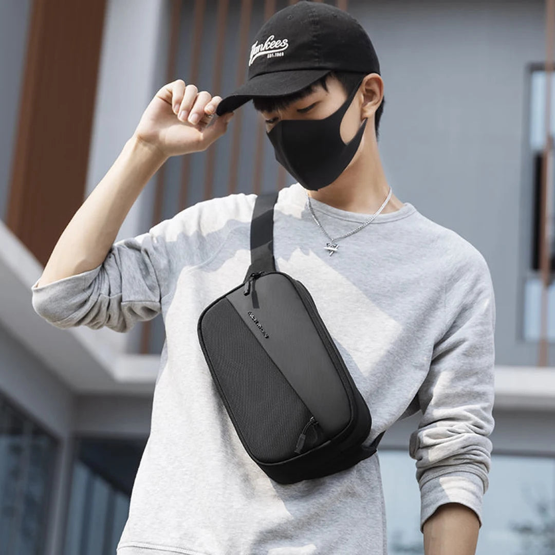 Mark Ryden Stylish Luxury Small Crossbody Chest Bag for Men – Designer Messenger Bag