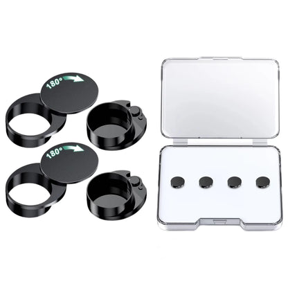 FONKEN Rotating Camera Privacy Cover for Meta Smart Glasses - Physical Lens Cap and Dust Protector for Enhanced Privacy and Security (2–6 Pieces)