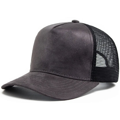 Unisex Cotton Mesh Trucker Hat - Multi Color Casual Summer Baseball Cap for Men & Women