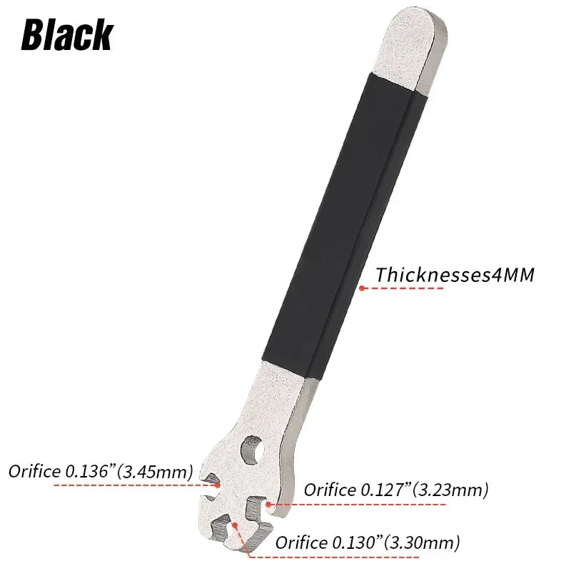 Lebycle Bicycle Spoke Wrench – Stainless Steel Wheel Tension Repair Tool