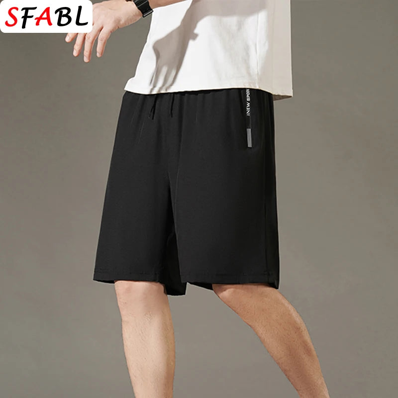 Men's Summer Beach Shorts – Quick-Drying, Breathable Elastic Fitness & Running Casual Shorts