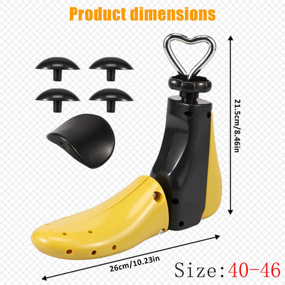 1/2 PCS Universal Adjustable Shoe Stretcher – Boot & Sneaker Widener with Steel Shaft for Men and Women