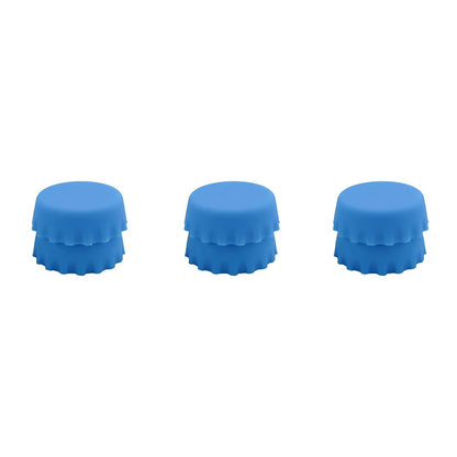 2/6/12pcs Silicone Beer Bottle Caps – Preservative Covers for Wine, Vinegar, Soy, and Cocktail Bottles